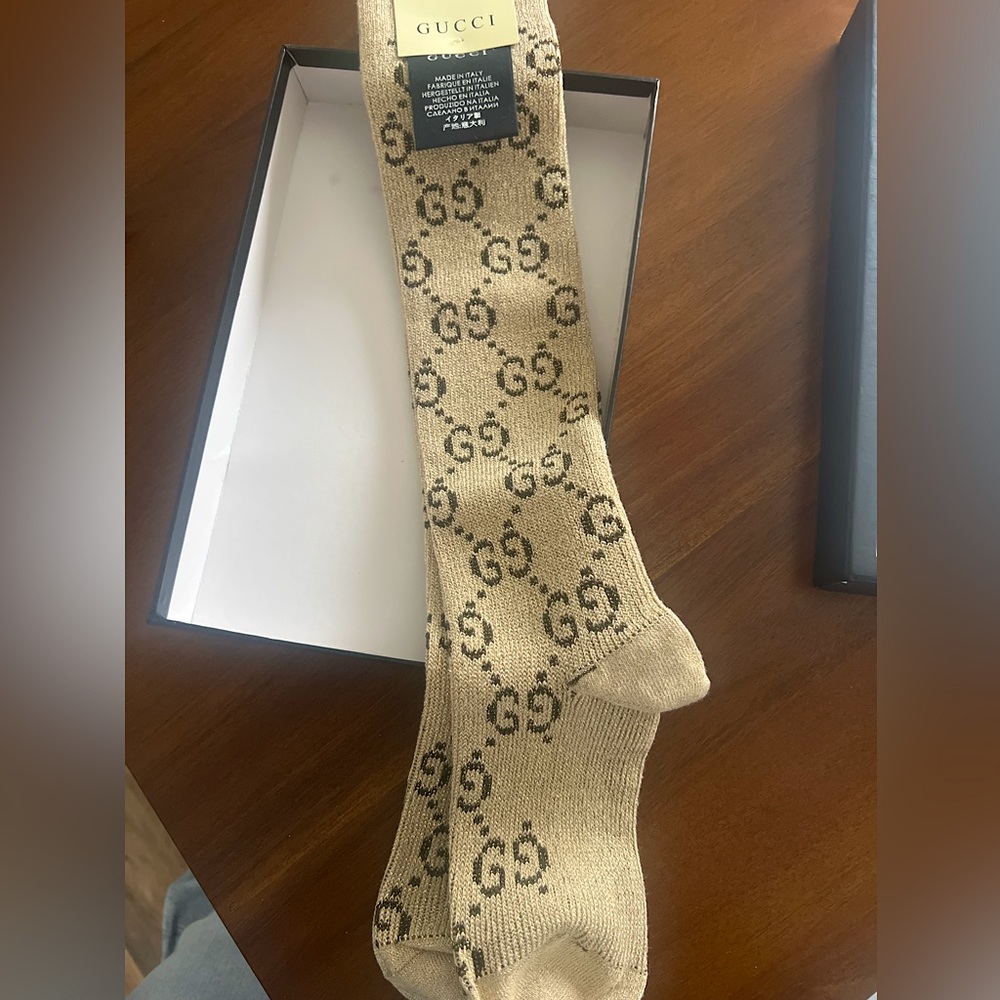 Gucci Lamé GG Socks
